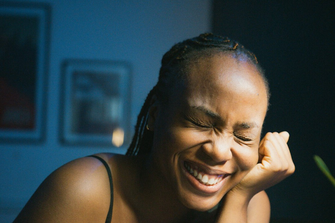 person happy after paying debt